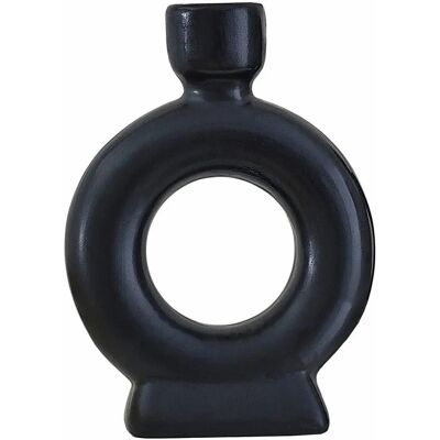 Ginger Ray Black Ceramic Candle Holders - Candle Holder Ginger Ray Black Ceramic Candle Holders - Candle Holder