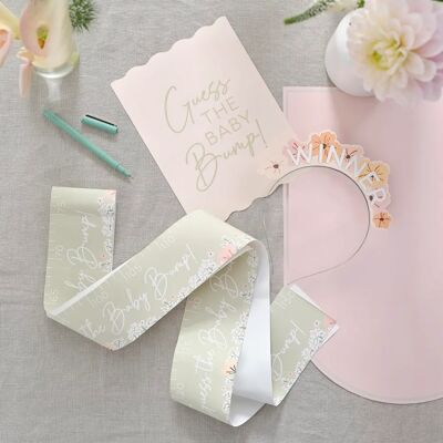 Ginger Ray Jeu de Baby Shower - Devinez le Ventre - Vert - Publicité Ginger Ray Jeu de Baby Shower - Devinez le Ventre - Vert - Publicité