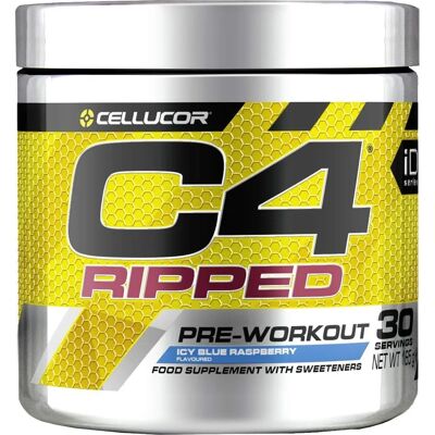 Cellucor C4 Ripped - Blue Raspberry - 30 Servings Cellucor C4 Ripped - Blue Raspberry - 30 Servings