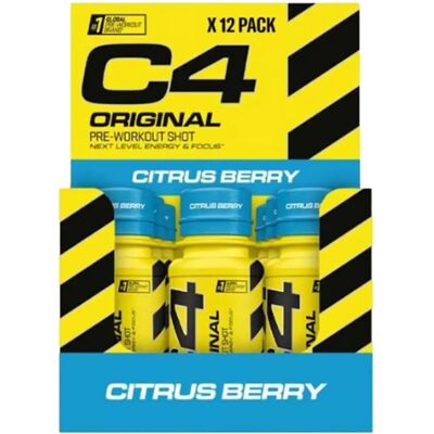 Cellucor C4 Original Energy Shot - Citrus Berry - 12 Pack Cellucor C4 Original Energy Shot - Citrus Berry - 12 Pack