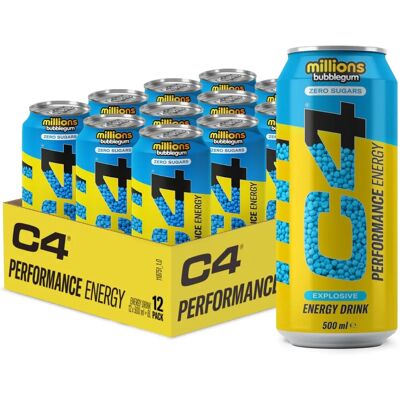 Cellucor C4 Performance Energy Bubblegum - Energy Drink Cellucor C4 Performance Energy Bubblegum - Energy Drink