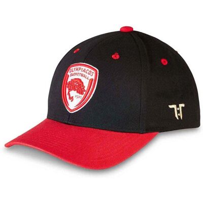 Tokyo Time Svart och Röd Baseball Cap Olympiacos Piraeus Tokyo Time Svart och Röd Baseball Cap Olympiacos Piraeus