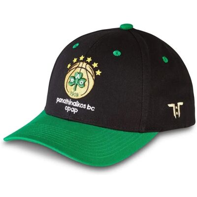 Tokyo Time - Unisex Baseball Cap - Svart & Grön - Headwear Tokyo Time - Unisex Baseball Cap - Svart & Grön - Headwear