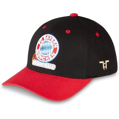 Tokyo Time FC Bayern Munich Svart och Röd Baseballkeps Tokyo Time FC Bayern Munich Svart och Röd Baseballkeps