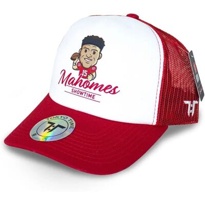Tokyo Time Patrick Mahomes NFLPA Emoji Vit & Röd Keps Tokyo Time Patrick Mahomes NFLPA Emoji Vit & Röd Keps