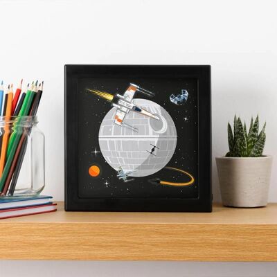 Paladone Star Wars Rám Světlo - Dekorativní Lampa Paladone Star Wars Rám Světlo - Dekorativní Lampa