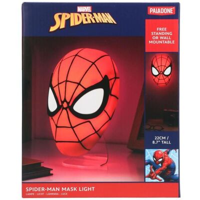 Paladone Spider-Man Masken Licht - Tischlampe - Rot & Weiß - Marvel Paladone Spider-Man Masken Licht - Tischlampe - Rot & Weiß - Marvel