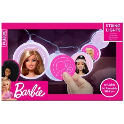 Paladone Barbie Dekorációs Lámpák - 130cm, 10 fény, 20 matrica Paladone Barbie Dekorációs Lámpák - 130cm, 10 fény, 20 matrica