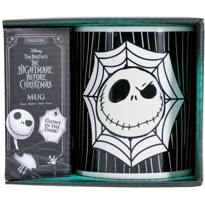 Paladone Jack Skellington Leuchtbecher - Tasse, Schwarz-Weiß, Nightmare Before Christmas Paladone Jack Skellington Leuchtbecher - Tasse, Schwarz-Weiß, Nightmare Before Christmas