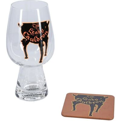 Paladone Leaky Cauldron Glas- und Untersetzer-Set - Harry Potter Paladone Leaky Cauldron Glas- und Untersetzer-Set - Harry Potter