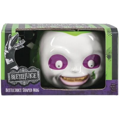 Paladone Beetlejuice Geformte Tasse - 650 ml, Keramik, Offiziell Paladone Beetlejuice Geformte Tasse - 650 ml, Keramik, Offiziell