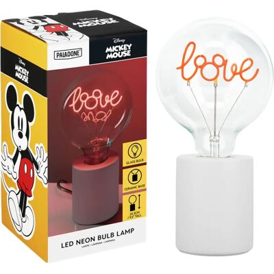 Lampada neon Disney Mickey Mouse - Lampada decorativa - 18cm Lampada neon Disney Mickey Mouse - Lampada decorativa - 18cm