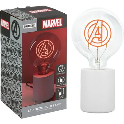 Paladone Avengers LED Neon Logo Lamp - Decoratieve lamp Paladone Avengers LED Neon Logo Lamp - Decoratieve lamp