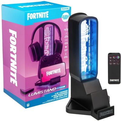Fortnite fejhallgatóállvány világítással 29cm Fortnite fejhallgatóállvány világítással 29cm