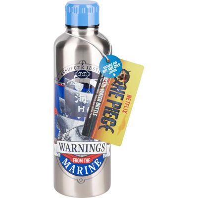 Paladone Products - Metal Water Bottle 500ml - ONE PIECE NETFLIX Paladone Products - Metal Water Bottle 500ml - ONE PIECE NETFLIX