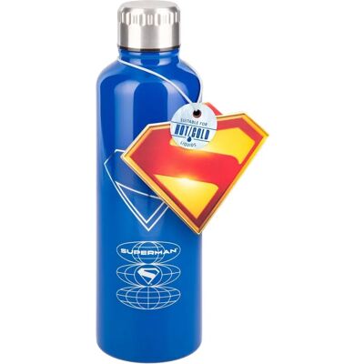 Paladone PP14871SMT Bottiglia d'acqua in metallo Superman teatrale - Bottiglia per bere Paladone PP14871SMT Bottiglia d'acqua in metallo Superman teatrale - Bottiglia per bere
