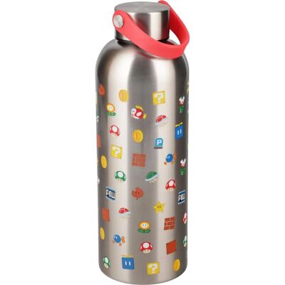 Paladone Modell BM-247467 Silver Vattenflaska - Super Mario-symboler Paladone Modell BM-247467 Silver Vattenflaska - Super Mario-symboler