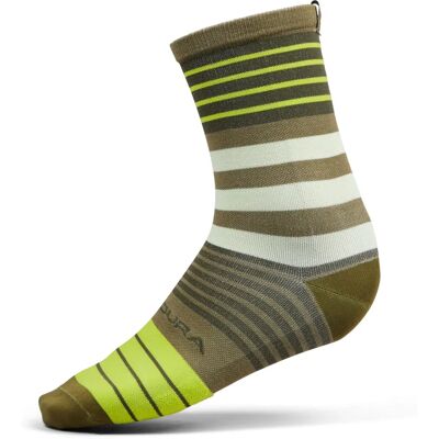 Chaussettes de Cyclisme Endura Block - Vert Tissu / L-XL Chaussettes de Cyclisme Endura Block - Vert Tissu / L-XL