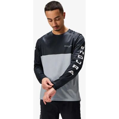 Maillot Endura Core Printed à Manches Longues Noir Gris - Maillot VTT - Publicité Maillot Endura Core Printed à Manches Longues Noir Gris - Maillot VTT - Publicité