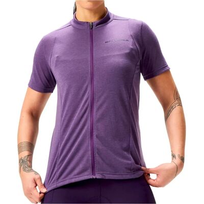 Endura Damska koszulka z krótkim rękawem z zamkiem - Heather / M Endura Damska koszulka z krótkim rękawem z zamkiem - Heather / M