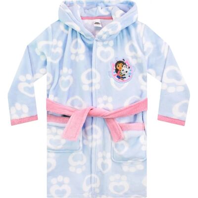 Gabby's Dollhouse - Peignoir - bleu clair - Bathrobe - Publicité Gabby's Dollhouse - Peignoir - bleu clair - Bathrobe - Publicité