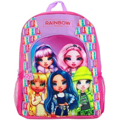 Rainbow High Backpack Pink - Character, Spacious, Trendy - Backpack Rainbow High Backpack Pink - Character, Spacious, Trendy - Backpack