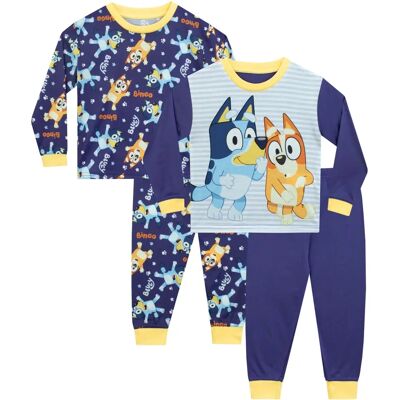 Bluey 2 Pack Pijamas - Pijamas Bluey 2 Pack Pijamas - Pijamas