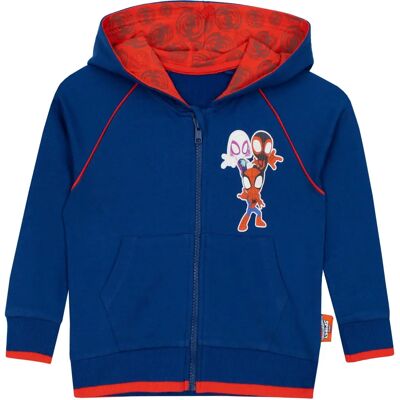 Moletom com capuz Marvel Spider-Man - 3-4 Anos - Algodão, Azul marinho e Vermelho Moletom com capuz Marvel Spider-Man - 3-4 Anos - Algodão, Azul marinho e Vermelho