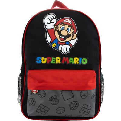 Super Mario Backpack Boys School Bag Boys Back Pack Black - Backpack Super Mario Backpack Boys School Bag Boys Back Pack Black - Backpack