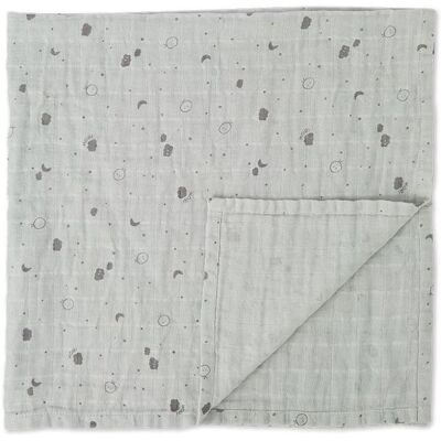 MORI Bio-Baumwolle Muslin Wickeldecke - 110x110cm MORI Bio-Baumwolle Muslin Wickeldecke - 110x110cm