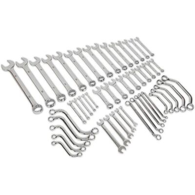 Generic - 50pc Metric Spanner Set - Offset - Stubby - Spanner Set Generic - 50pc Metric Spanner Set - Offset - Stubby - Spanner Set