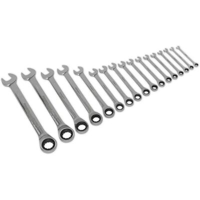 Loops - 17pc Ratchet Spanner Set - 12 Point Loops - 17pc Ratchet Spanner Set - 12 Point