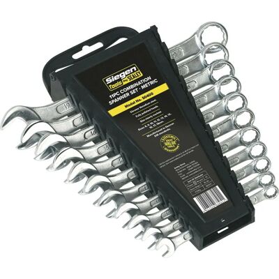 Loops - 11pc Slim Handled Spanner Set - 12 Point Loops - 11pc Slim Handled Spanner Set - 12 Point