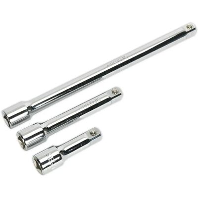 Loops - 3 Piece Steel - 1/2 Sq Drive - Extension Bar Set Loops - 3 Piece Steel - 1/2 Sq Drive - Extension Bar Set