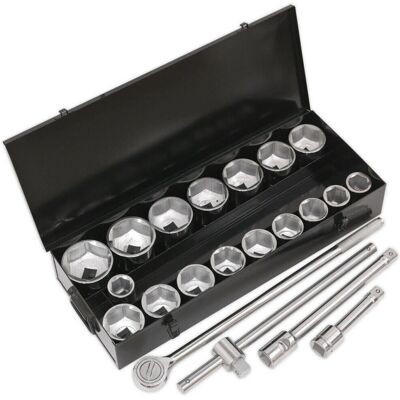 Loops - 21pc PREMIUM Deep Socket & Ratchet Set Loops - 21pc PREMIUM Deep Socket & Ratchet Set