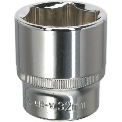 Loops Drive Socket 32mm 1/2" Chrome Vanadium Loops Drive Socket 32mm 1/2" Chrome Vanadium