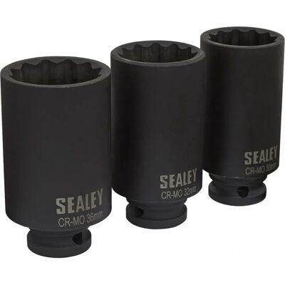 Loops - Deep Impact Socket Set - 30mm 32mm 36mm - 1/2 Square Drive Loops - Deep Impact Socket Set - 30mm 32mm 36mm - 1/2 Square Drive