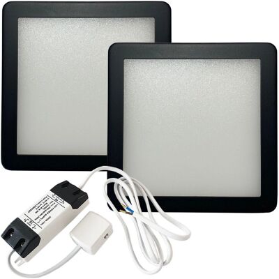 Loops MATT BLACK Under Cabinet Kitchen Light Kit - Warm White Loops MATT BLACK Under Cabinet Kitchen Light Kit - Warm White