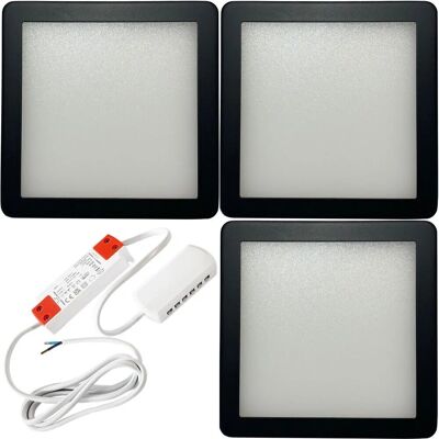 Loops MATT BLACK Ultra-Slim Under Cabinet LED Light Kit - Warm White Loops MATT BLACK Ultra-Slim Under Cabinet LED Light Kit - Warm White