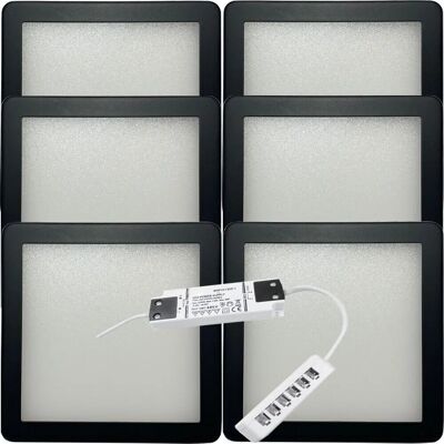 Loops 6x Matt Black Under Cabinet LED Light - Warm White Loops 6x Matt Black Under Cabinet LED Light - Warm White