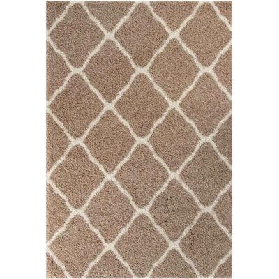 THE RUGS Myshaggy Collection Moroccan Design Beige 160x230 cm - Rug THE RUGS Myshaggy Collection Moroccan Design Beige 160x230 cm - Rug