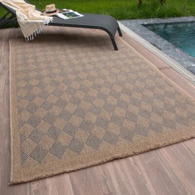 THE RUGS Nature Collection Outdoor Rug - Dark Grey - 140cm x 200cm THE RUGS Nature Collection Outdoor Rug - Dark Grey - 140cm x 200cm
