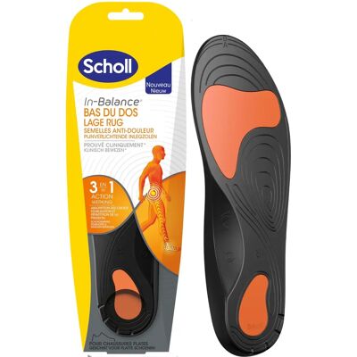 Scholl Orthopädische Einlegesohlen - Größe 42,5-45 - Lendenwirbelsäule Scholl Orthopädische Einlegesohlen - Größe 42,5-45 - Lendenwirbelsäule