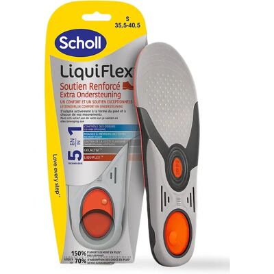 Semelles LiquiFlex renforcées Scholl - Support pour toutes chaussures Semelles LiquiFlex renforcées Scholl - Support pour toutes chaussures