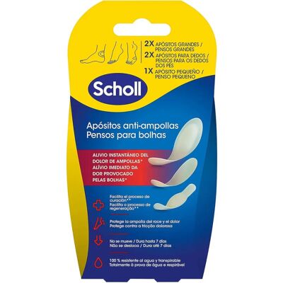 Pansements pour ampoules Scholl - Pansements premiers secours Pansements pour ampoules Scholl - Pansements premiers secours