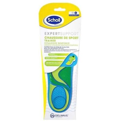 Semelles sport Scholl Support Expert Taille L - Amorti et Confort - Publicité Semelles sport Scholl Support Expert Taille L - Amorti et Confort - Publicité