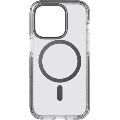 Tech21 Evo Crystal MagSafe iPhone 14 Pro - Läpinäkyvä / Grafiitinmusta Tech21 Evo Crystal MagSafe iPhone 14 Pro - Läpinäkyvä / Grafiitinmusta