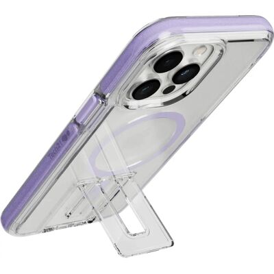Tech 21 iPhone 14 EvoCrystal Kick Magsafe Kickstand Case Lilac/clear - Phone Case Tech 21 iPhone 14 EvoCrystal Kick Magsafe Kickstand Case Lilac/clear - Phone Case