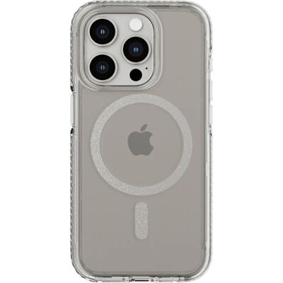 Coque MagSafe pour iPhone 15 Pro - Titane - Publicité Coque MagSafe pour iPhone 15 Pro - Titane - Publicité