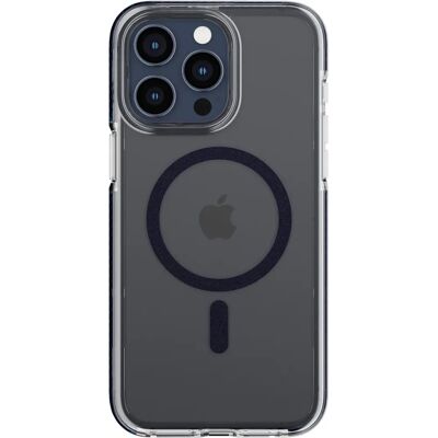 Tech21 iPhone 15 Pro Max Blauw Titanium EvoCrystal - Telefoonhoesje Tech21 iPhone 15 Pro Max Blauw Titanium EvoCrystal - Telefoonhoesje